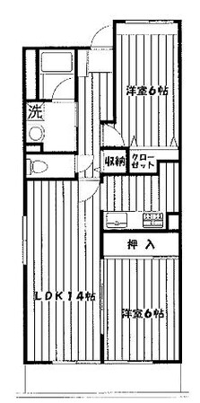 コンフォートＫの物件間取画像